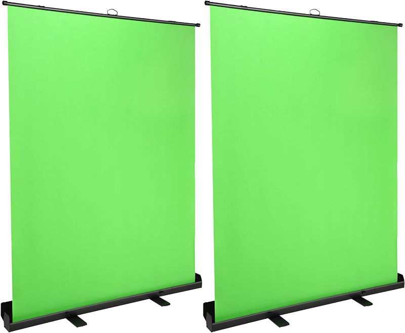 Photo 1 of  62x81inch Collapsible Floor Standing Green Screen Nonwoven Background 5x7 Ft Photo 1 PC 