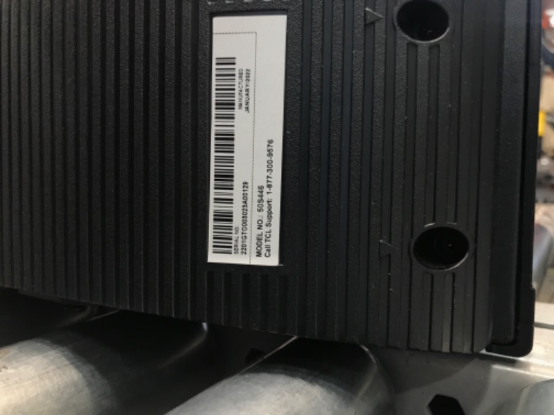 Photo 1 of **MISSING SMALL PARTS** TCL 50" Class 4-Series 4K UHD HDR Smart Google TV – 50S446, 2022 Model
