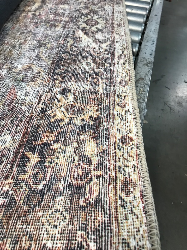 Photo 2 of Amber Lewis x Loloi Georgie Collection GER-06 Bordeaux / Antique 2'3" x 3'9" Accent Rug 