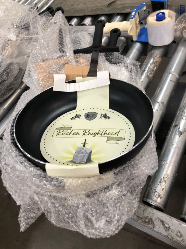 Photo 1 of 4 PACK Kitchen Knighthood Eggslayer Sword Pan: 10-Inch Nonstick Frying Pan Skillet - Guy Gifts & Gifts for Men