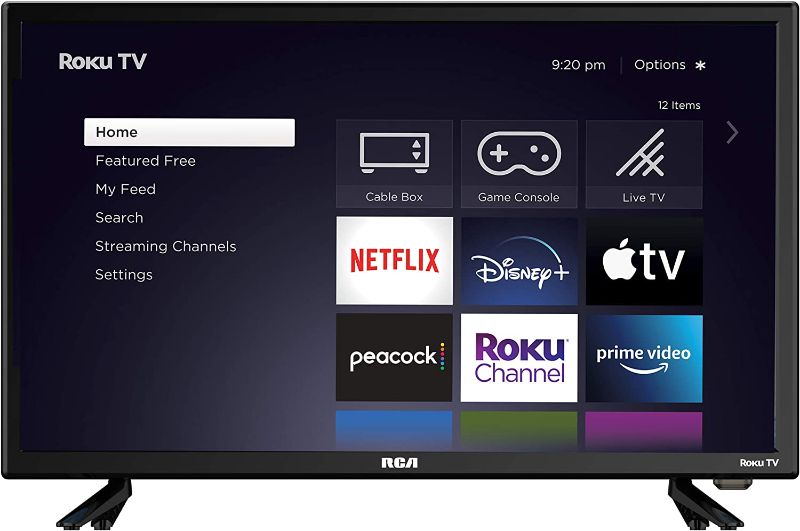 Photo 1 of RCA 24-inch Flat Screen 720p Roku Smart LED TV - RTR2461, 2022 Model
