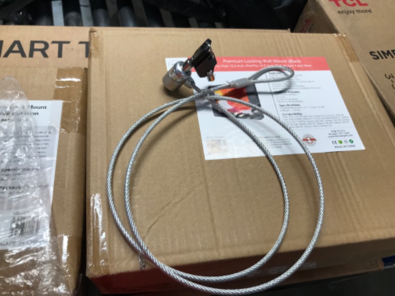 Photo 1 of Locking Wall Mount – CTA Paragon Locking Wall Mount Premium Enclosure For iPad 10th Gen 10.9-inch - iPad 7th/8/9 Gen - iPad Air 4 - Galaxy Tab - Lenovo Tab 4 - Zebra Tablets & More - Black (PAD-PARAW)