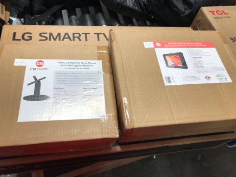 Photo 1 of Locking Wall Mount – CTA Paragon Locking Wall Mount Premium Enclosure For iPad 10th Gen 10.9-inch - iPad 7th/8/9 Gen - iPad Air 4 - Galaxy Tab - Lenovo Tab 4 - Zebra Tablets & More - Black (PAD-PARAW)