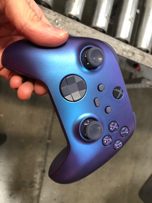 Photo 2 of Xbox Wireless Controller – Stellar Shift Special Edition Series X|S, One, and Windows Devices Lavander & Dark Purple