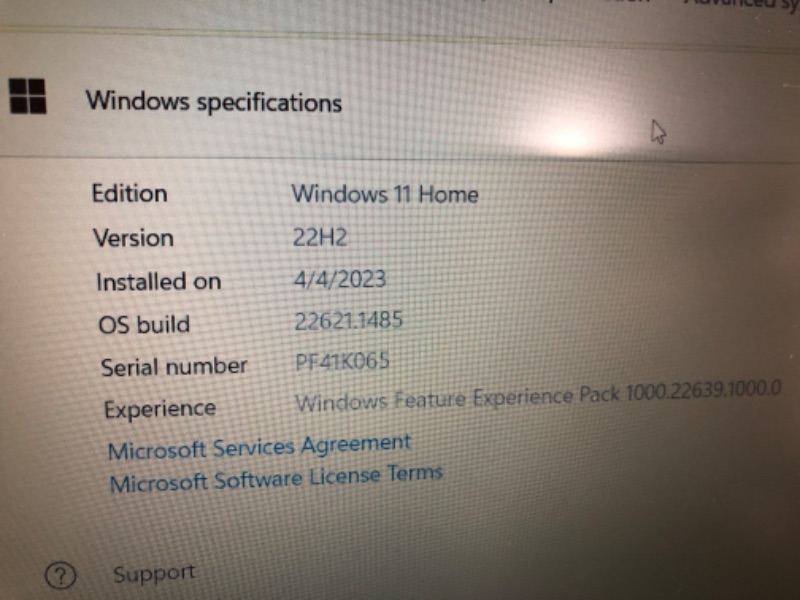 Photo 4 of Lenovo ideapad 1 15.6 FHD Laptop, Intel Pentium Sliver N6000 Processor, 4GB RAM, 128GB eMMC, 1-Year Mircrosoft Office 365, Windows 11 Home in S Mode - 82LX0050US