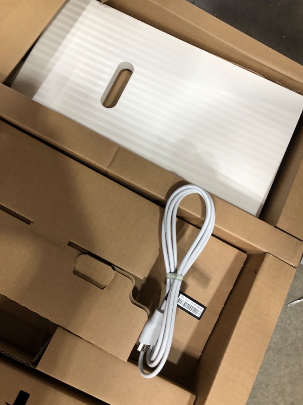 Photo 1 of SAMSUNG 32" M80B 4K UHD HDR Smart Computer Monitor Screen with Streaming TV, SlimFit Camera Included, Wireless Remote PC Access, Alexa Built-In, LS32BM805UNXGO, White Warm White 32-inch M80B Adjustable Stand & VESA Adaptor