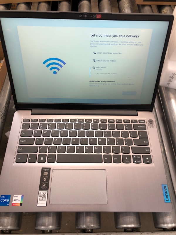 Photo 2 of **NEEDS PROFESSIONAL REPAIR (SEE NOTES)**  Lenovo 2023 Newest IdeaPad 3 Laptop, 14 Inch FHD Display, Intel Core i5-1135G7, 8GB RAM, 512GB SSD, Intel Iris X Graphics, Wi-Fi 6, Bluetooth 5.0, Windows 11 Home, Bundle with JAWFOAL 8GB RAM | 512GB SSD