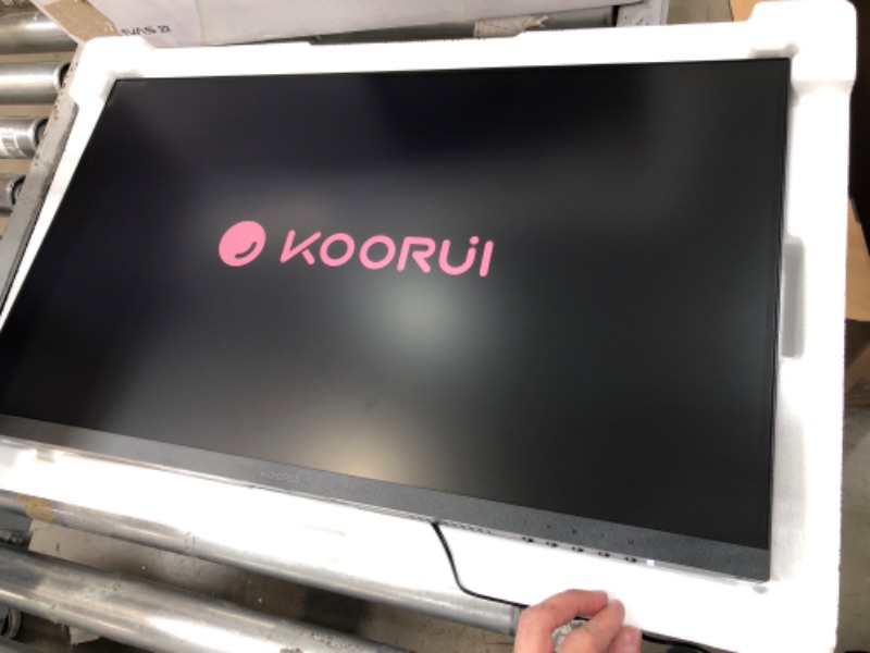 Photo 2 of KOORUI 27 Inch FHD Monitor, Computer Monitor(VA Panel, 1080P, 75HZ, HDMI+VGA, 99% SRGB, Eye Care) Virtually Borderless Design Display Monitor 27 INCH FHD 75Hz