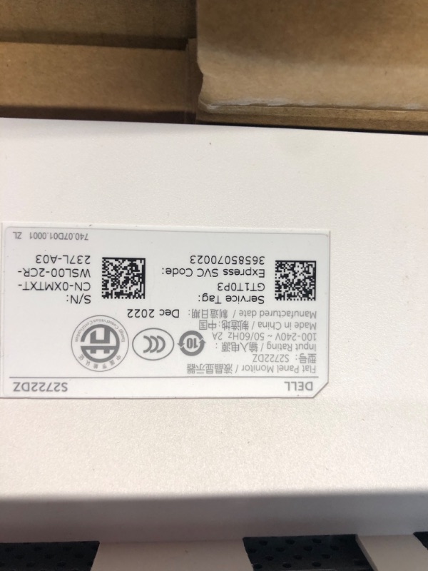 Photo 3 of Dell S2722DZ 27 inch Work From Home -Monitor, Video Conferencing Features - Built-In -Camera, Noise-Cancelling Dual Microphones, USB-C connectivity, 16:09 Aspect Ratio, 4ms Response Time, QHD - Silver
