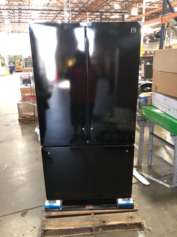 Photo 1 of Kenmore 4673029 26.1 cu. ft. Non-Dispense French Door Refrigerator, Black
