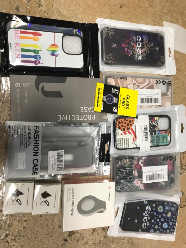 Photo 1 of BUNDEL OF ASSORTED PHONE ACCESSORIES