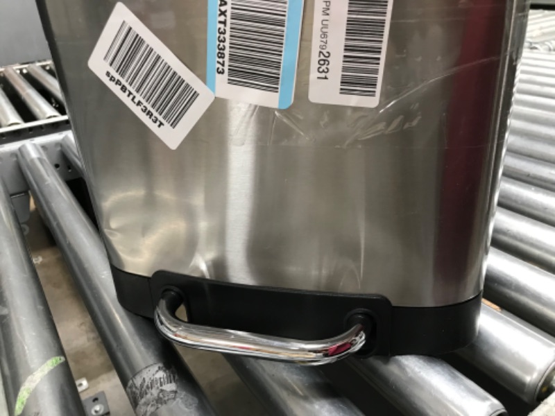 Photo 3 of 1.6 GALLON STAINLESS STEEL TRASH CAN**