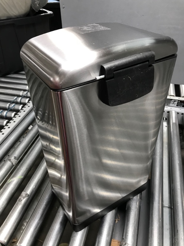 Photo 1 of 1.6 GALLON STAINLESS STEEL TRASH CAN**