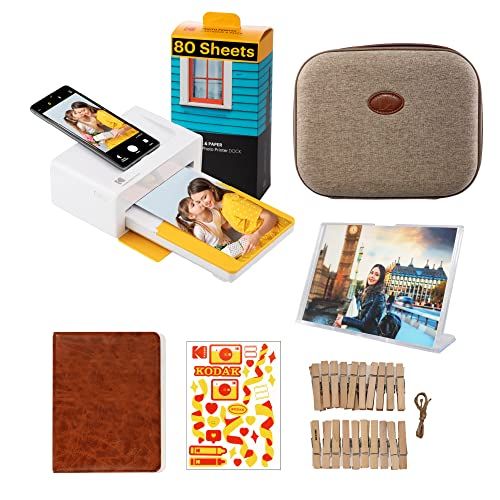 Photo 1 of KODAK Dock Plus 4Pass Instant Photo Printer (4x6 Inches) + 90 Sheets Gift Bundle
