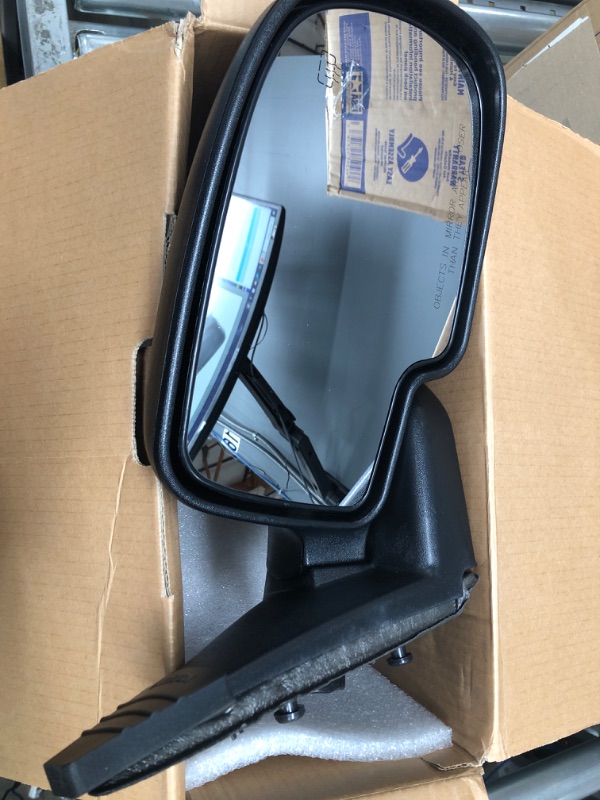 Photo 2 of Dorman 955-1802 Passenger Side Power Door Mirror - Heated / Folding Compatible with Select Cadillac / Chevrolet / GMC Models, Black1018808942
044365027197
