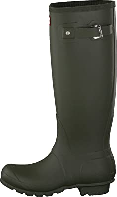 Photo 1 of Hunter Womens Original Tall Rubber Boots size 10 dark olive 