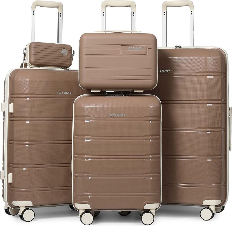 Photo 1 of Joyway Luggage 5 Piece Sets? Lightweight Rolling Hardside Travel Luggage with TSA Lock?Luggage Set Clearance?Suitcase with Spinner Wheels for Women