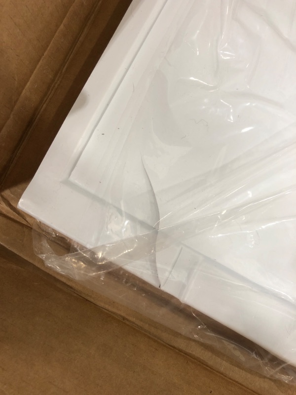 Photo 1 of (damage )VANCE Trimmable Under Sink Tray for 36 in. Base Cabinet | Protects Cabinets from Leaks and Spills | Adjustable Spill Guard for Kitchen and Bathroom Sinks