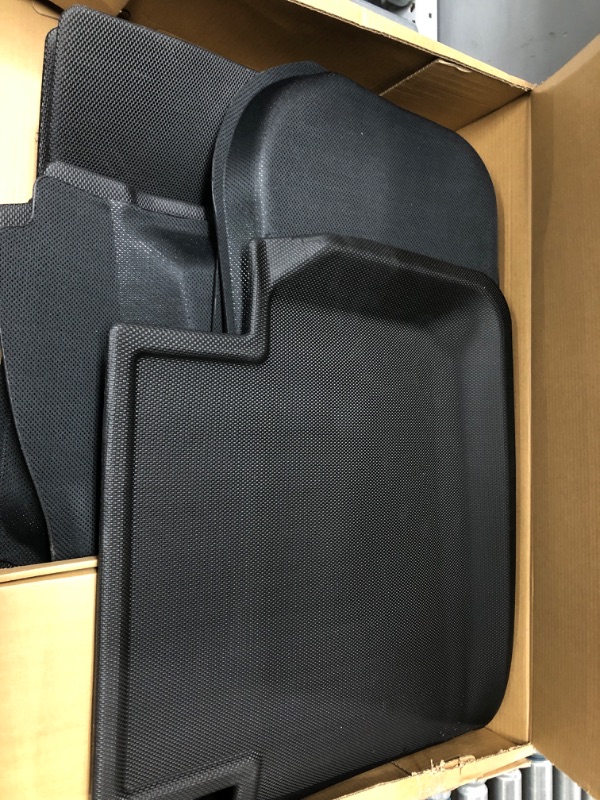 Photo 2 of Floor Mats for Tesla Model 3 2023/2022/ 2021, All Weather Waterproof Floor Liners Anti-Slip Driver Passenger Rear Seat Frunk Trunk Mat Cargo Liner (6+1 Pieces) Model3 7Pack