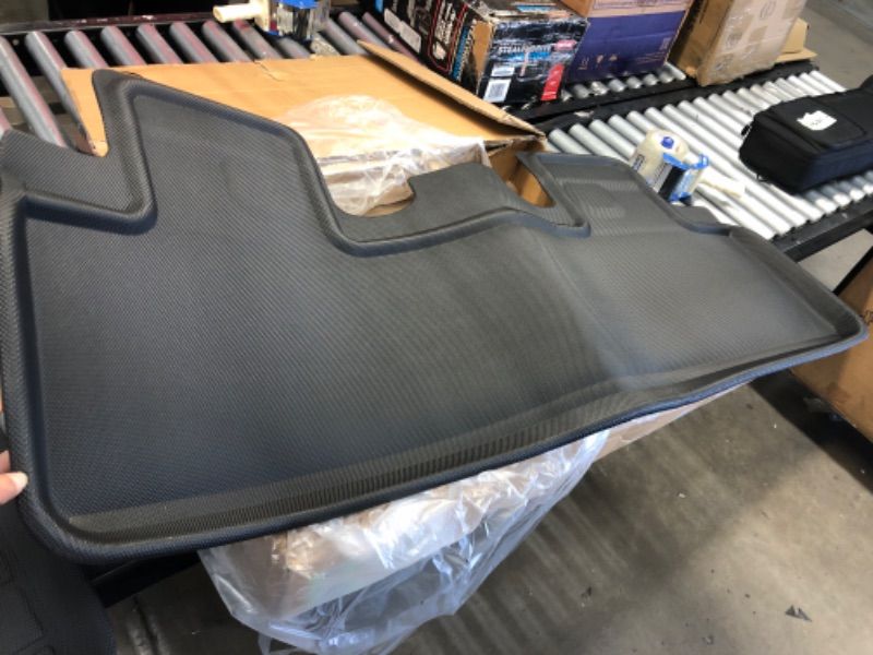 Photo 2 of CreeKT for Tesla Model 3 Floor Mats 2023 2022 2021, XPE All Weather Tesla 3 Mats Tesla Floor Mats Model 3 Trunk Mat Cargo Liners Front Rear Frunk Mats Full Set for Tesla Model 3 Accessories 2021-2023 2021 2022 2023 Model 3 Full Set Mats