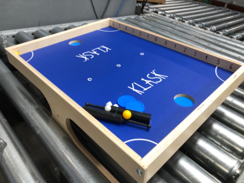 Photo 2 of **MISSING PARTS**KLASK: The Magnetic Award-Winning Party Game of Skill - for Kids and Adults of All Ages That’s Half Foosball, Half Air Hockey Original