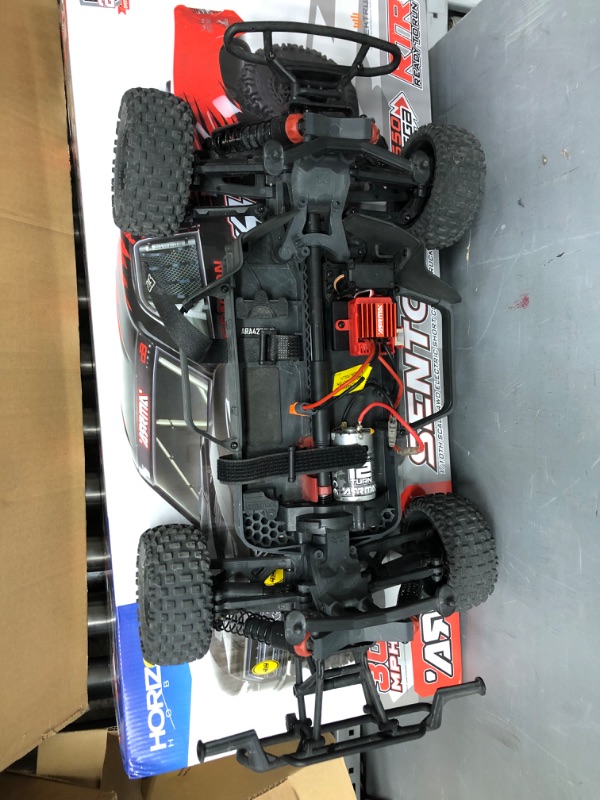 Photo 5 of **SEE NOTES**ARRMA 1/10 SENTON 4X4 V3 MEGA 550 Brushed Short Course RC Truck RTR (Transmitter, Receiver, NiMH Battery and Charger Included), Red, ARA4203V3T1