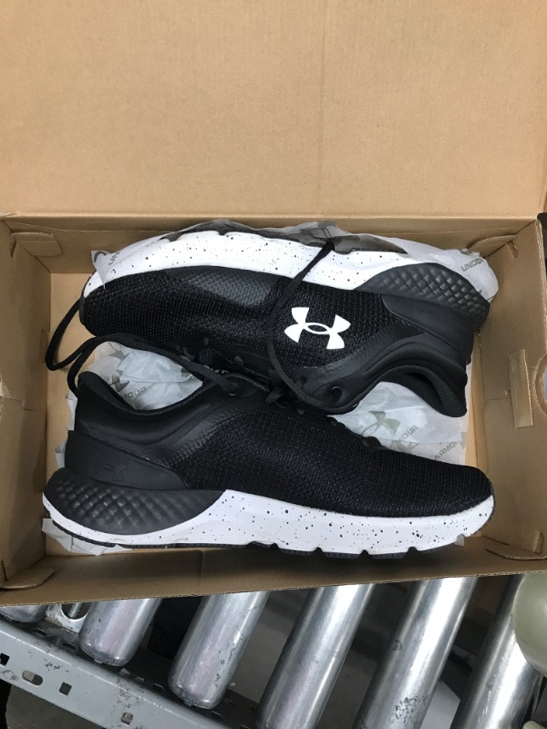 Photo 2 of Under Armour Men's Charged Escape 4 Running Shoe, (002) Black/Black/White, 9.5 Wide