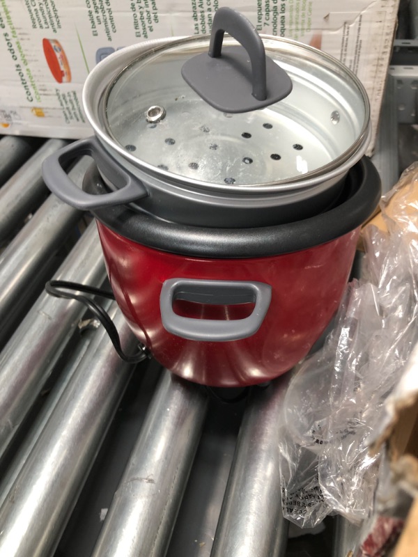 Photo 2 of **USED**
Aroma 6-Cup Rice Cooker and Food Steamer