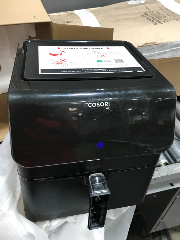 Photo 1 of COSORI Pro II Air Fryer Oven Combo, 5.8QT Max Xl Large Cooker with 12 One-Touch Savable Custom Functions, Cookbook and Online Recipes, Nonstick and Dishwasher-Safe Detachable Square Basket Pro ? BLACK