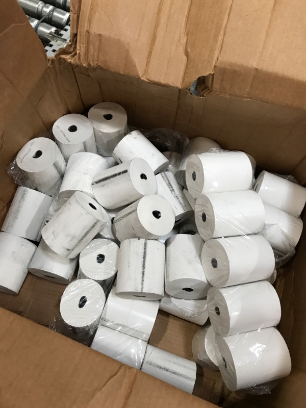 Photo 2 of 3-1/8" x 230' Thermal Receipt Paper Rolls 50/Box, BPA Free
