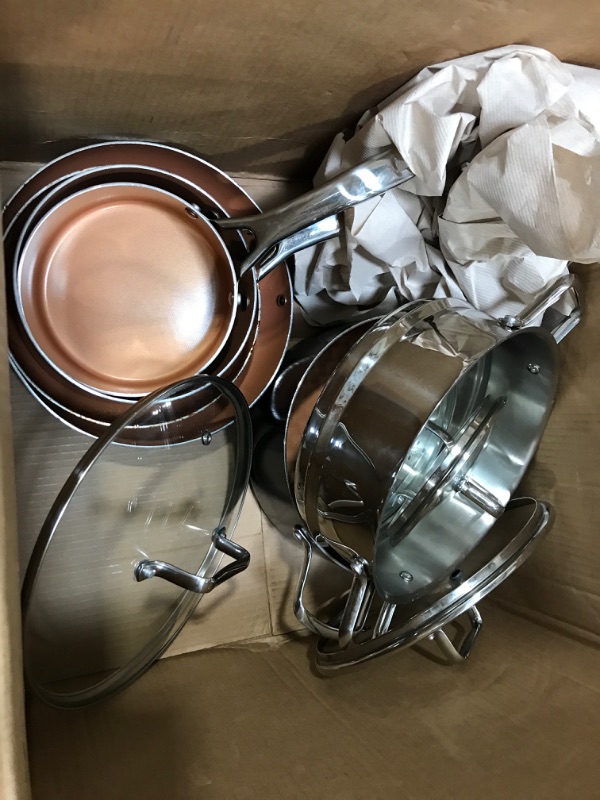 Photo 1 of 10- piece cookware- 