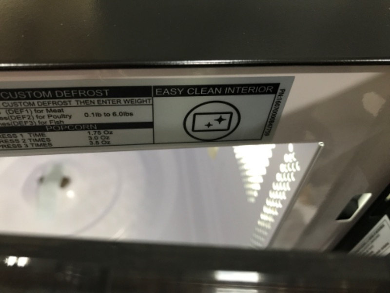 Photo 1 of TOSHIBA EM131A5C-SS Countertop Microwave Oven, 1.2 Cu Ft with 12.4" Turntable, Smart Humidity Sensor with 12 Auto Menus, Mute Function & ECO Mode, Easy Clean Interior, Stainless Steel & 1100W Silver Microwave Oven