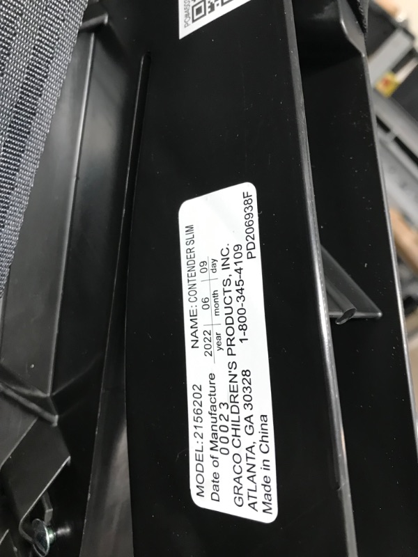 Photo 1 of Graco Contender Slim Convertible Car Seat, Ainsley