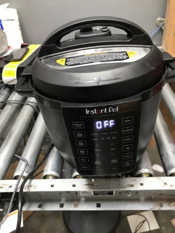 Photo 2 of **USED*** Instant Pot Duo V6 7-in-1 Electric Multi-Cooker, Chrome