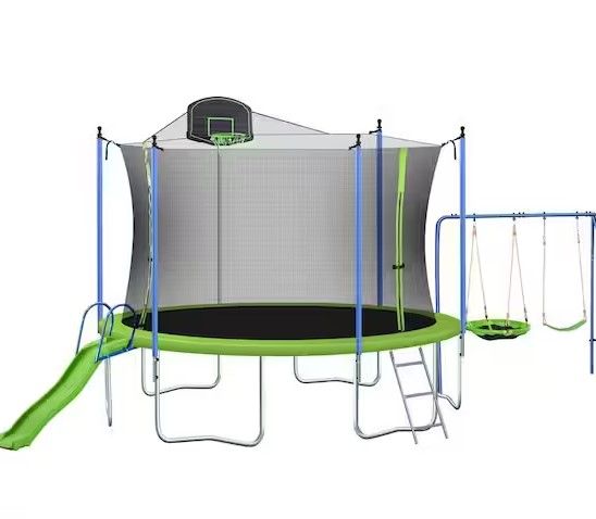 Photo 1 of *incomplete* 12 ft. Trampoline with Swing and Landder

