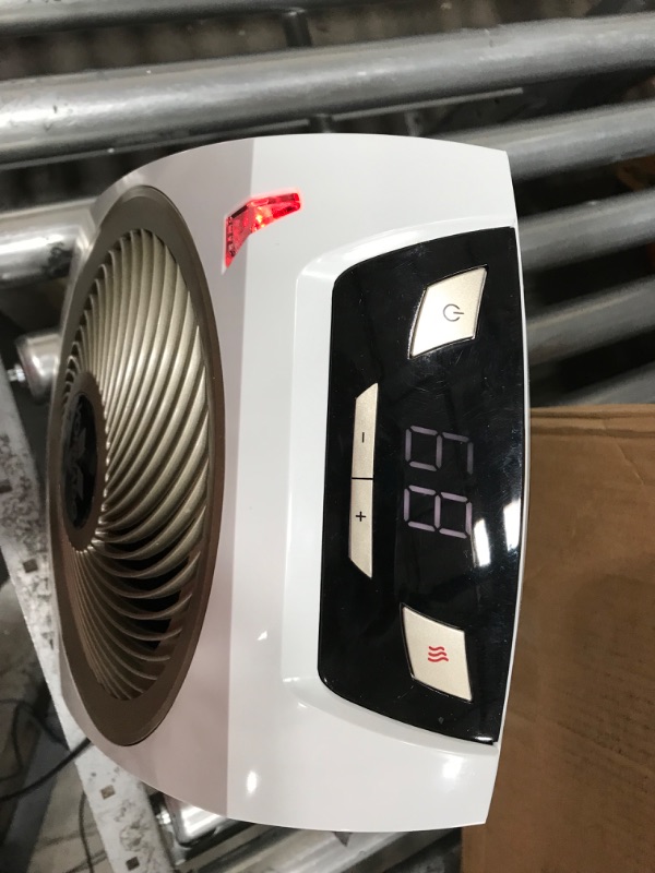 Photo 3 of Vornado AVH10 Vortex Heater with Auto Climate Control, 2 Heat Settings, Fan Only Option, Digital Display, Advanced Safety Features, Whole Room, White
