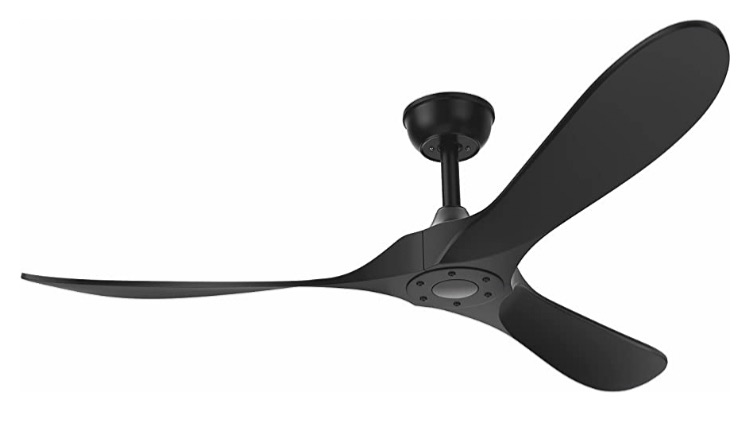 Photo 1 of SCRATCHED***Pack of 2 alescu Ceiling Fan 52" with Remote Control,Modern Reversible DC Motor for Patio Bedroom Living Room Outdoor Ceiling Fans Black