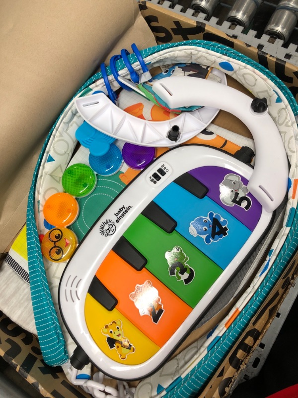 Photo 2 of Baby Einstein 4-in-1 Kickin' Tunes Music and Language Play Gym and Piano Tummy Time Activity Mat
