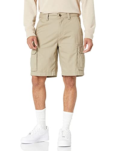 Photo 1 of Amazon Essentials Men's Classic-Fit Cargo Short (Available in Big & Tall), Dark Khaki Brown, 30
