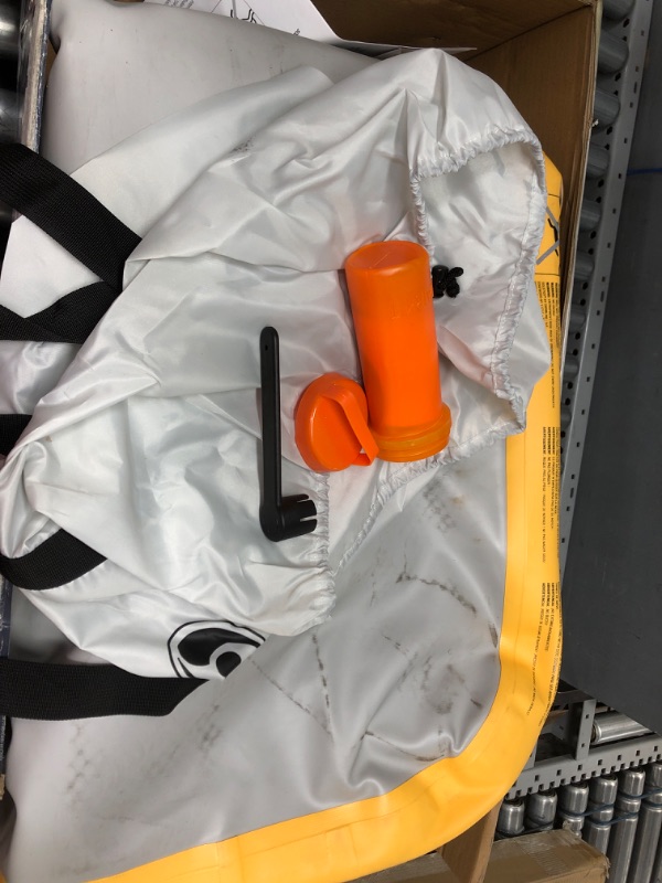 Photo 1 of SOLSTICE Original Inflatable Floating Dock Series, Stable Platform Raft for Beach Lake Pool, Up to 10 People Rafting and Recreation, Pump Bag Handles D-Rings, Heavy-Duty Military-Grade Material 8 X 5