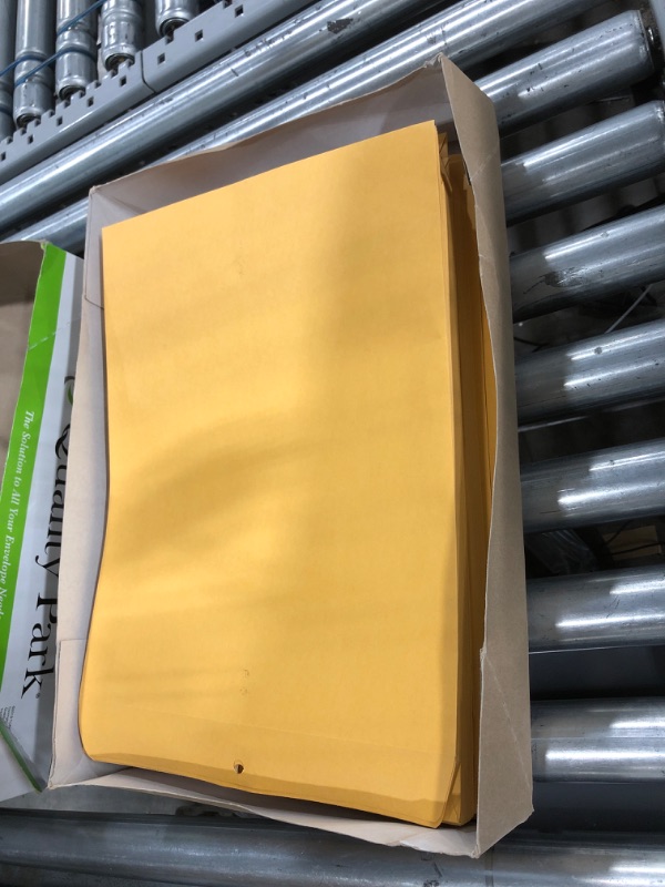 Photo 1 of Quality Park Clasp Envelope, 11 1/2 x 14 1/2, 32lb, Light Brown, 100/Box