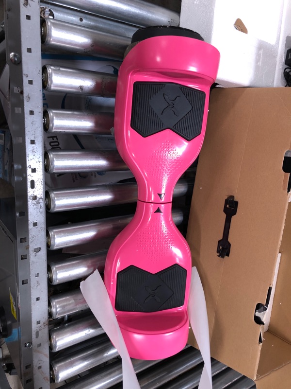 Photo 2 of **PARTS ONLY***
Hover-1 i-200 Electric Hoverboard | 7MPH Top Speed, 6 Mile Range, 6HR Full-Charge, Built-in Bluetooth Speaker, Rider Modes: Beginner to Expert, Pink
***DONT TURN ON***