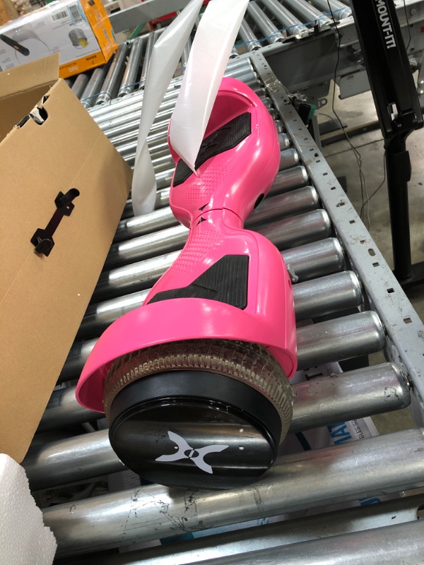 Photo 5 of **PARTS ONLY***
Hover-1 i-200 Electric Hoverboard | 7MPH Top Speed, 6 Mile Range, 6HR Full-Charge, Built-in Bluetooth Speaker, Rider Modes: Beginner to Expert, Pink
***DONT TURN ON***