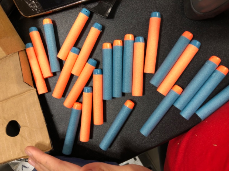 Photo 1 of NERF Elite 2.0 Motoblitz Blaster with Scope, Motorized 10-Dart Blasting, Airblitz 6 Darts, 22 Darts, Outdoor Toys for 8 Year Old Boys & Girls