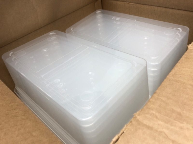 Photo 2 of (great condition) IRIS 5 Quart Clear Storage Box, 20 Pack