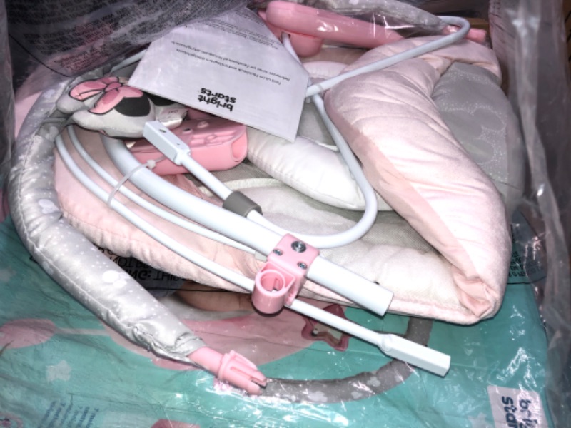 Photo 1 of Bright Starts Minnie Mouse Rosy Skies Cradling Baby Bouncer - Pink