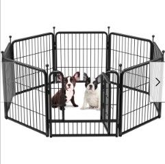 Photo 1 of FXW Rollick Dog Playpen Designed for Camping, Yard, 24" Height for Puppies/Small Dogs, 8 Panels