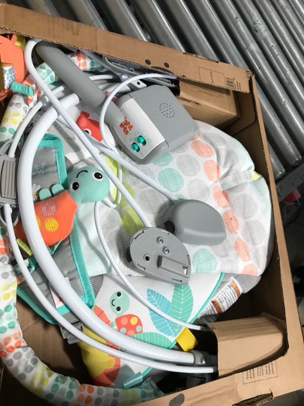 Photo 1 of Bright Starts Whimsical Wild Comfy Baby Bouncer Seat with Soothing Vibration and Music