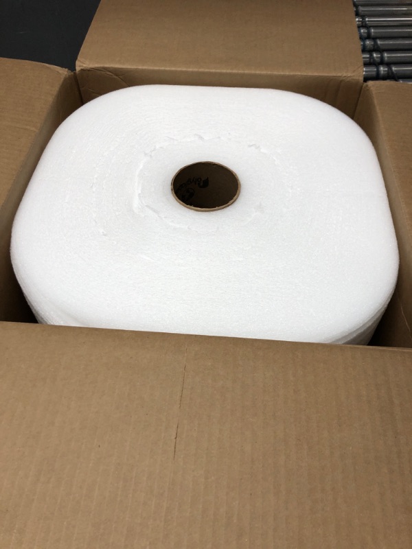 Photo 2 of Uboxes Foam Wrap Roll 320' x 12 Wide 1/16 Thick Cushion - 12 Perforation, White, FOAM11622512 320 Feet