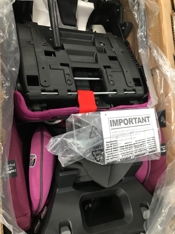 Photo 4 of Diono Radian 3RXT SafePlus, 4-in-1 Convertible Car Seat, Rear and Forward Facing, SafePlus Engineering, 3 Stage Infant Protection, 10 Years 1 Car Seat, Slim Fit 3 Across, Purple Plum 3RXT Safe+ Purple Plum